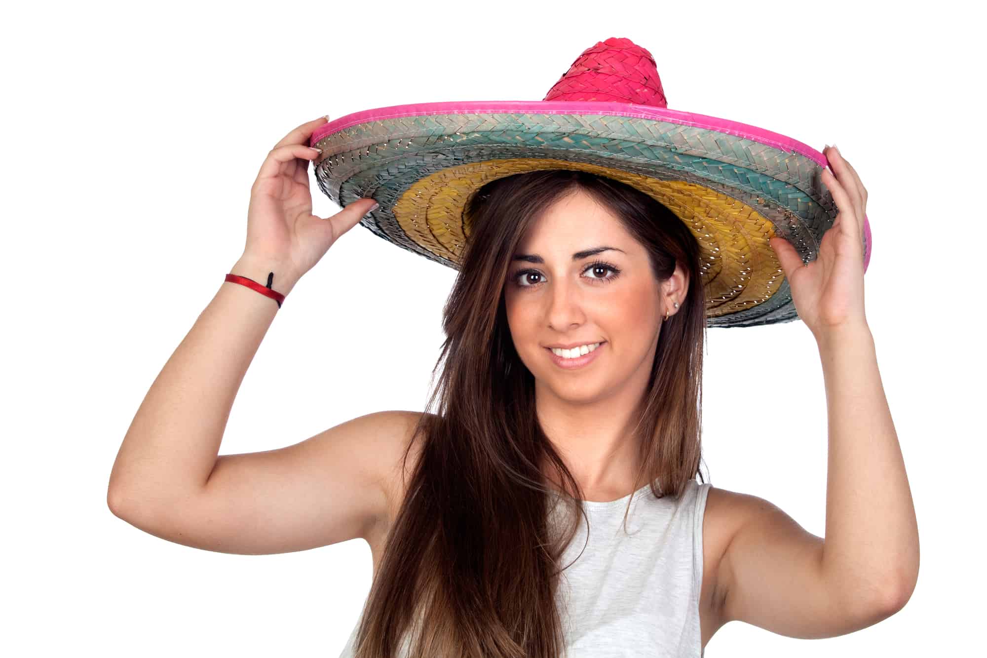 Мексиканка в ковбойской шляпе