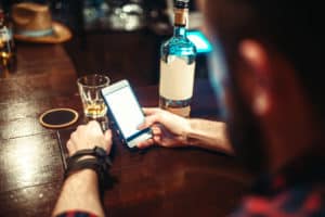 he drunk calls (or texts) you