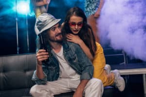 he meets a lot of hot chicks, everywhere