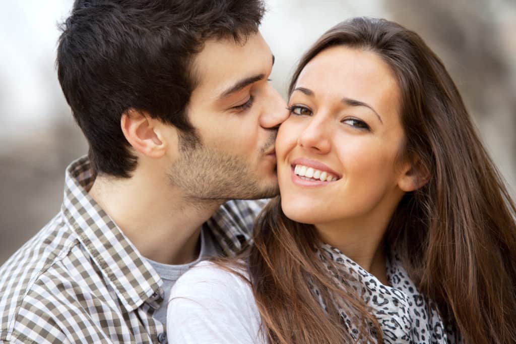 tips on how to kiss someone on the cheek without it being awkward
