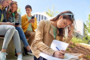 you don't socialize enough at school