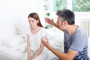 getting into a lot of unresolved fight with boyfriend