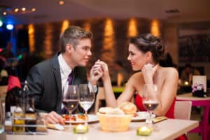 he asks you out for lunch and dinner or even breakfast many times