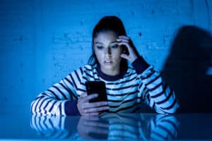 he always texts you goodnight