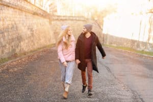 take her to walk
