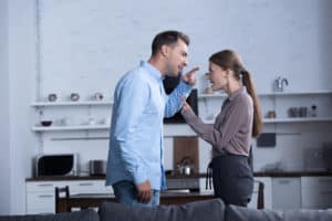 watch his reaction to his wife