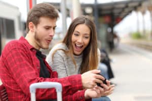 distract them with pictures of food